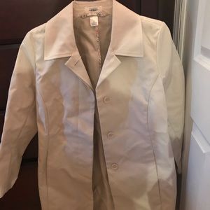 Knee length spring lightweight jacket